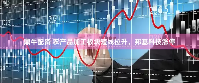 鼎牛配资 农产品加工板块短线拉升，邦基科技涨停